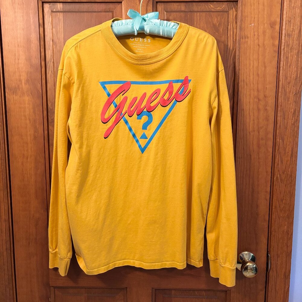 Guess Retro 90's Graphic Long Sleeve Shirt